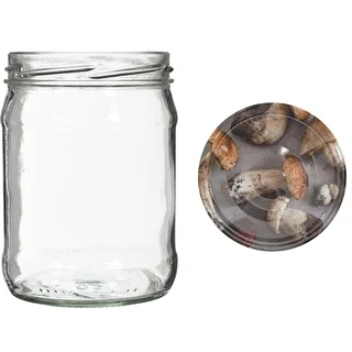 Twist-off krukke 500 ml med farverigt låg fi82/6 - 6 stk. – photo 8