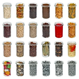 Enkel krukke 545ml (fi 82) - med sort låg, 6 stk. – photo 7