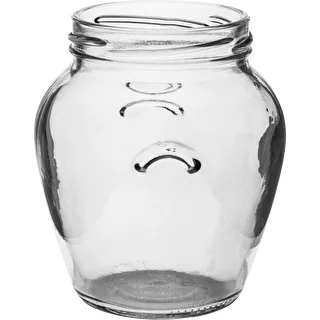 Amfora krukke 580 ml (fi 82) med sort låg 6 stk. – photo 4