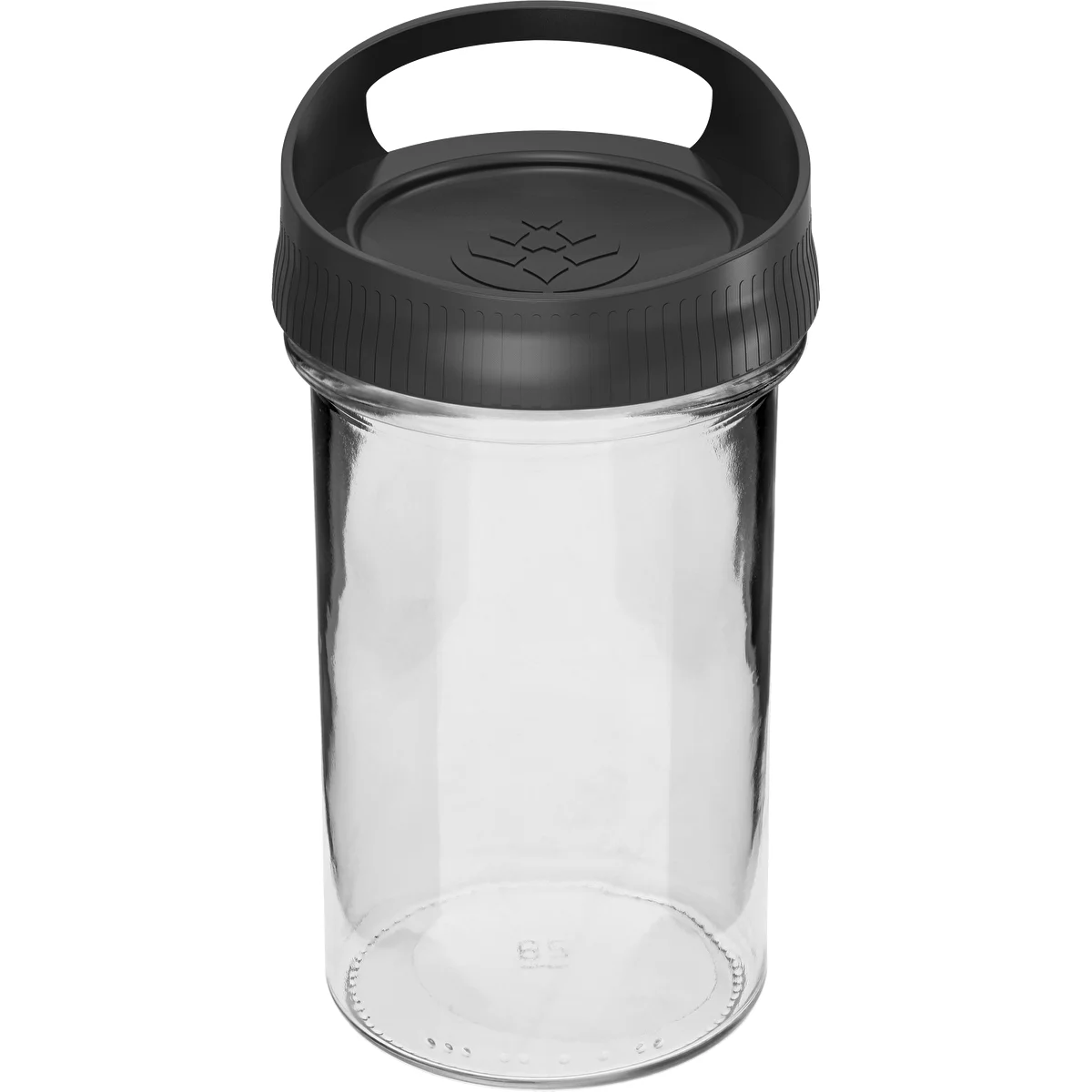 Glasbeholder 545 ml, med låg til ophængning
