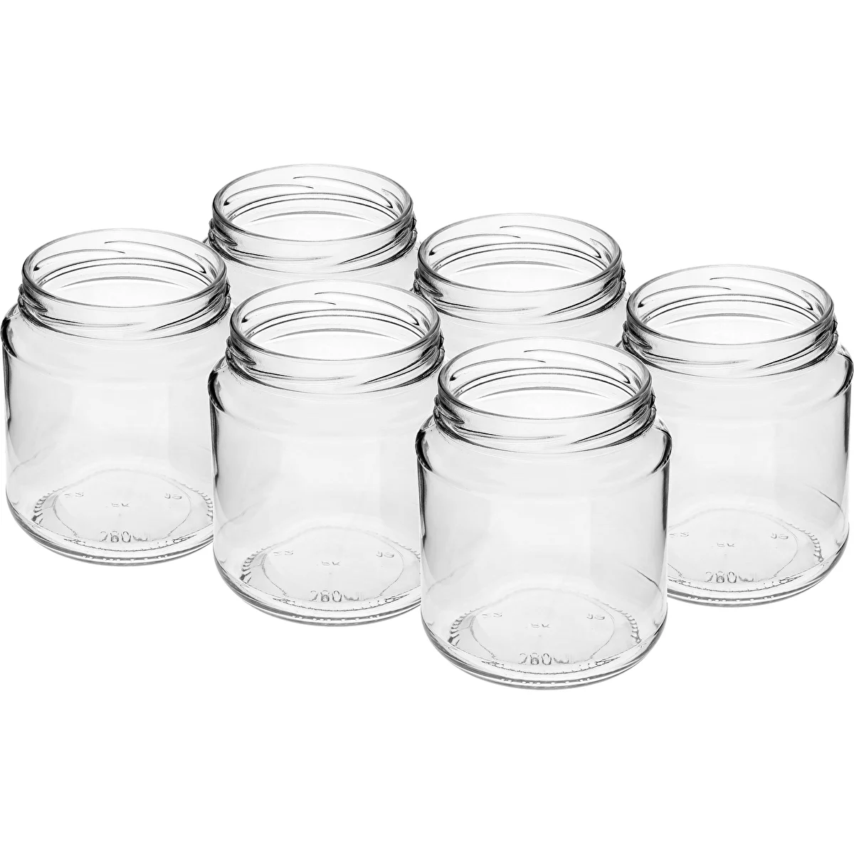 Krukke TO 580ml tyksak -6stk