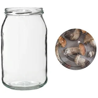 Glas TO 900 ml med farvet låg fi82/6 - 6 stk. – photo 6
