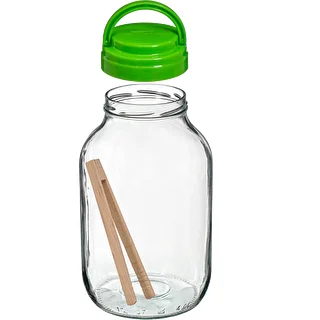 Krukke TO 4 L med plastiklåg + tang fi 100 – photo 3