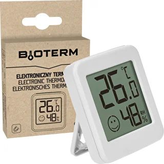 Elektronisk termometer med komfortindikator, hvid – photo 7