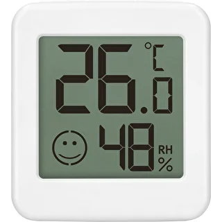 Elektronisk termometer med komfortindikator, hvid – photo 2