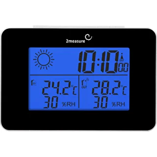 RCC vejrstation – elektronisk, trådløs, oplyst sensor, sort – photo 9
