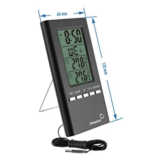 Vejrstation – elektronisk, sonde, sort – photo 3