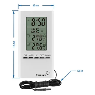 Vejrstation - elektronisk, sonde, hvid – photo 3