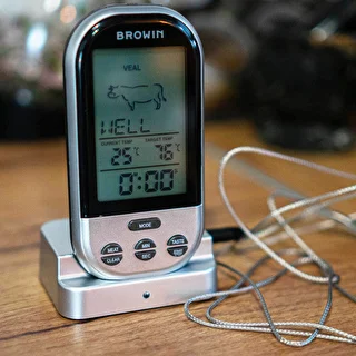 Elektronisk trådløst køkkentermometer med sonde (0°C til 250°C) – photo 4