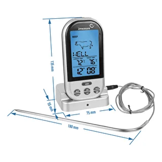 Elektronisk trådløst køkkentermometer med sonde (0°C til 250°C) – photo 3