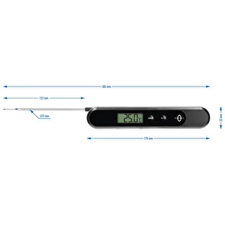 Elektronisk køkkentermometer, håndopladet – photo 8