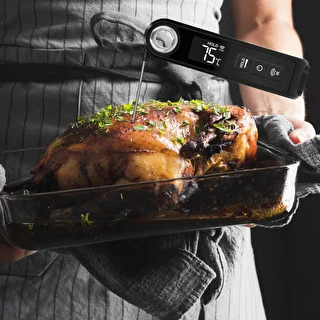 Infrarødt køkkentermometer, kompakt, med foldbar sonde – photo 13