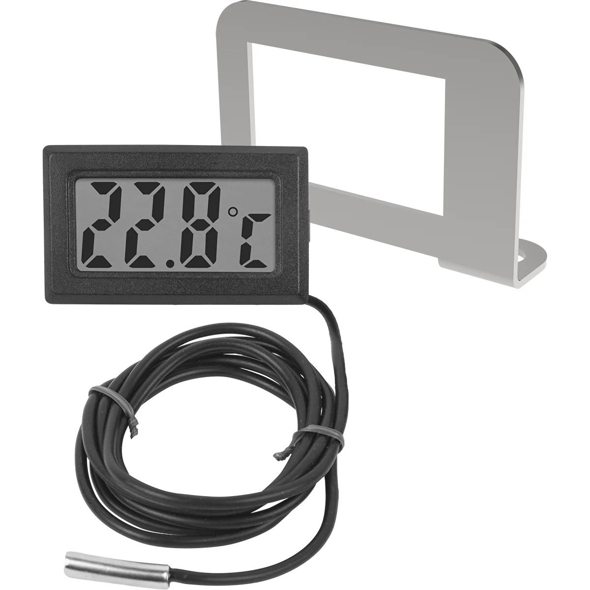 Elektronisk termometer i ramme - til destillatorer (-50°C til +110°C)