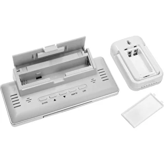 RCC vejrstation, DCF – elektronisk, trådløs, oplyst sensor, hvid – photo 5