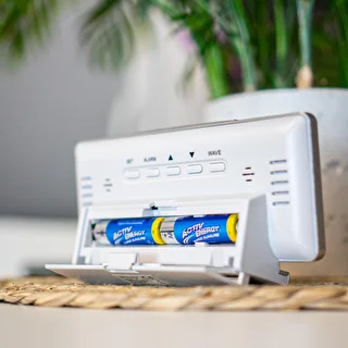 RCC vejrstation, DCF – elektronisk, trådløs, oplyst sensor, hvid – photo 13