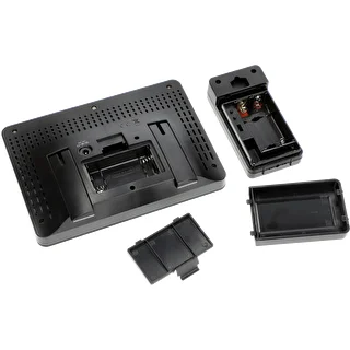 RCC vejrstation, DCF – elektronisk, oplyst, trådløs, sensor, sort – photo 9