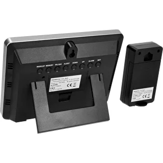 RCC vejrstation – elektronisk, oplyst, trådløs, sensor, sort – photo 7