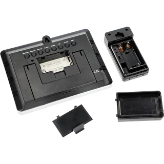 RCC vejrstation – elektronisk, oplyst, trådløs, sensor, sort – photo 8