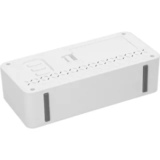 Elektronisk vejrstation Soens – hvid, med ur og kalender – photo 4