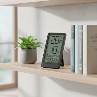 Elektronisk rumtermometer fra Soens, sort – photo 8