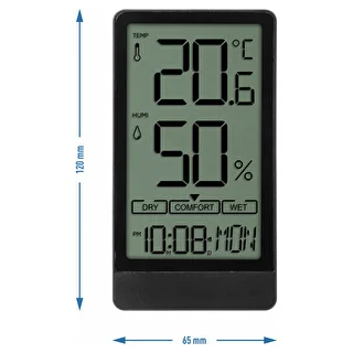 Elektronisk rumtermometer fra Soens, sort – photo 6