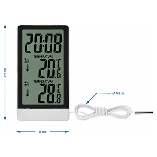 Elektronisk termometer fra Soens – med føler, hvid – photo 6