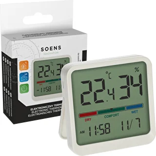Elektronisk indendørs termometer, hvid – photo 6