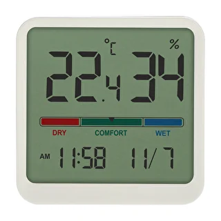 Elektronisk indendørs termometer, hvid – photo 2
