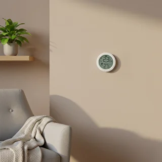 Elektronisk termometer fra Soens – med ekstern sensor, rundt, hvidt – photo 8