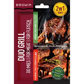 Duo Grill til kød, 2-i-1 krydderiblanding, 2 x 12 g