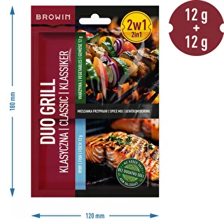 Duo Grill Klassisk til fisk og grøntsager - 2-i-1 krydderiblanding, 2 x 12 g – photo 4