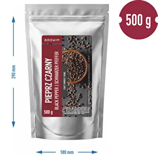 Sort peber, hele peberkorn, 500 g – photo 3
