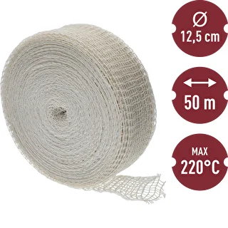 Hvidt kødnet med dimensioner 12,5 cm x 50 m, med termisk modstand op til 220°C – photo 3
