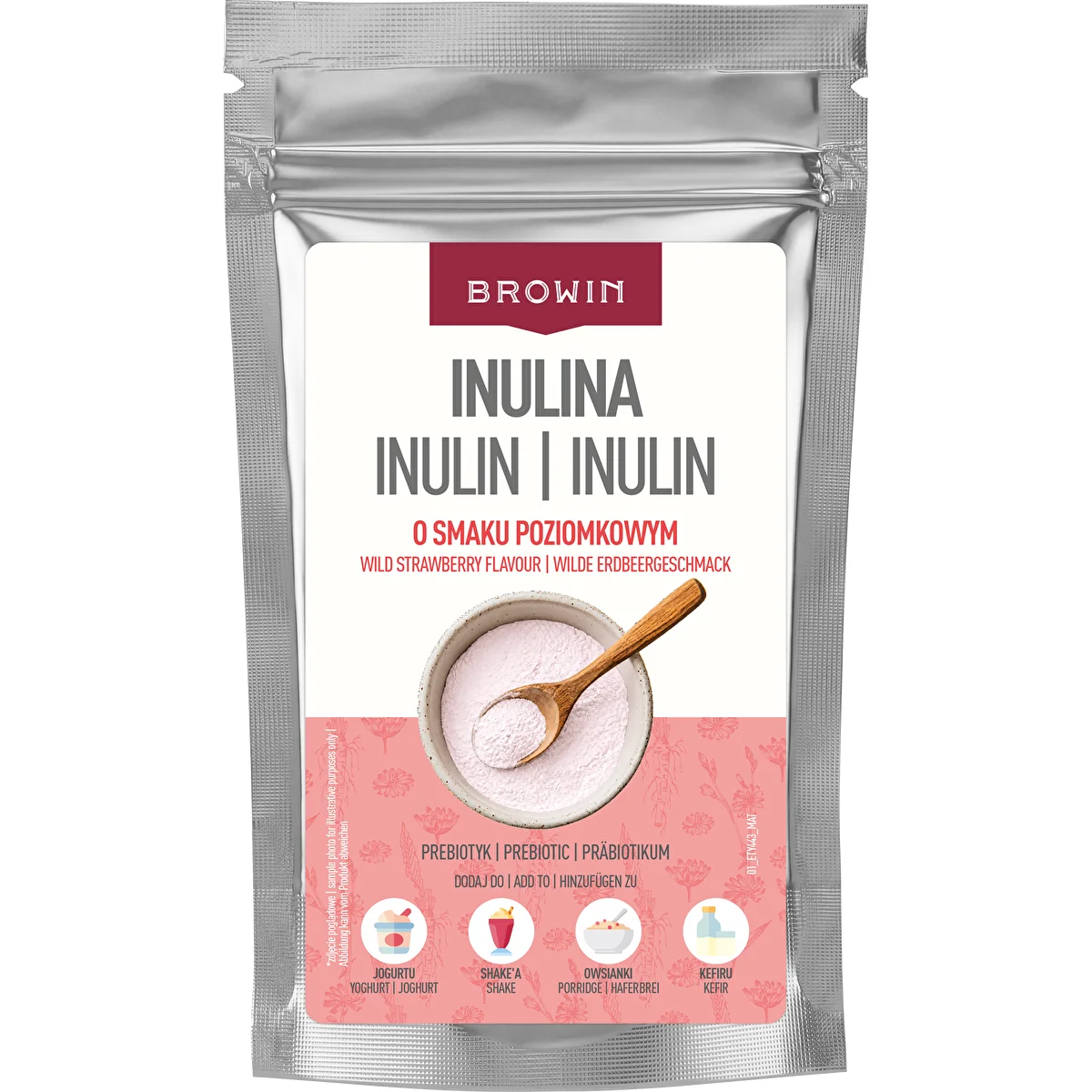 Inulin med skovjordbærsmag, 100 g