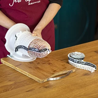 Pålægsnet med etiket, måler 15 cm x 4 m, med termisk modstand på 125°C – photo 2