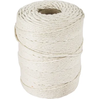 Kødfibre af bomuld hvid (240°C) 55 m