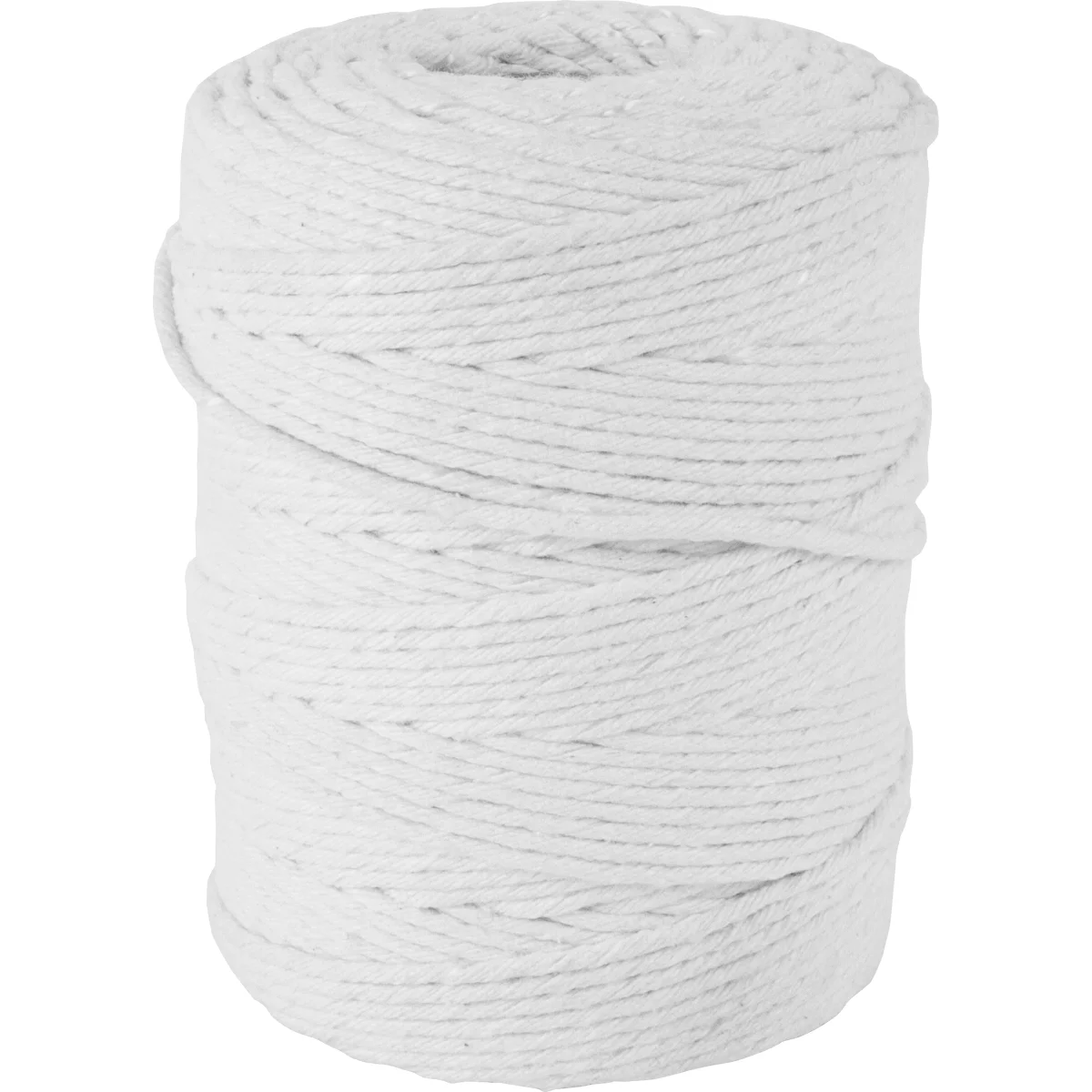 Pølsesnor bomuld hvid (240°C) 145 m