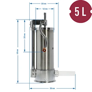 Lodret pølsestopper 5 kg – photo 10