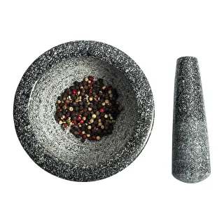Granit køkkenmørtel med støder – photo 3