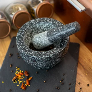 Granit køkkenmørtel med støder – photo 10