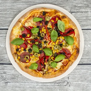 Rund pizzasten, lavet af cordierit, diameter 33 cm – photo 17