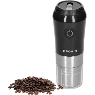 Kaffekværn - elektrisk, kværn, med brygger og kop – photo 3