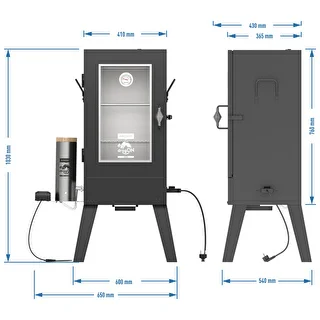 Elektrisk rygeovn dragON E101 med røgenerator, 70 L – photo 12
