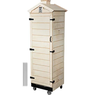 Røgekammer i certificeret krydsfiner, rammeløst, 320 L, med hjul – photo 1