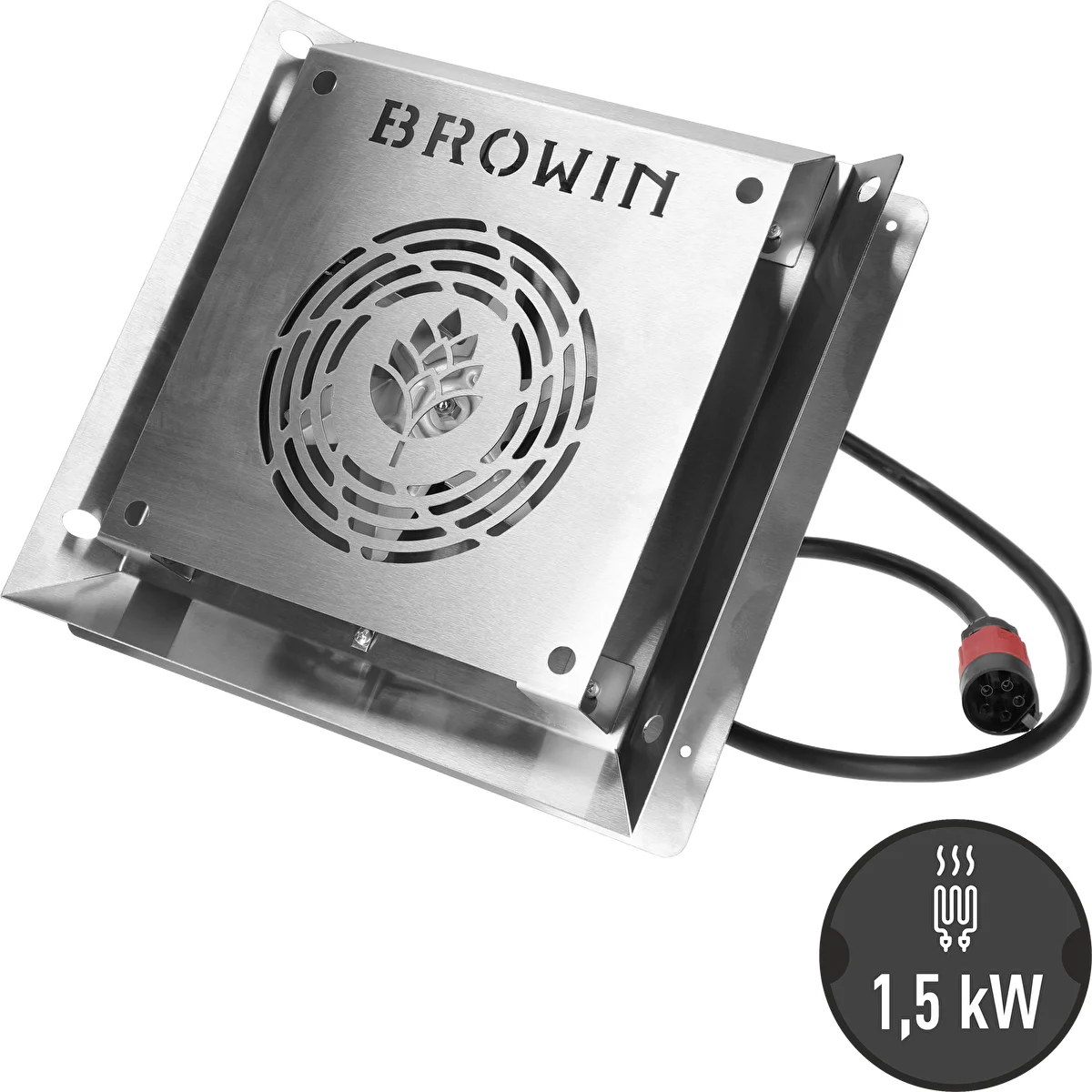 Varmelegememodul med blæser, 1,5 kW – til have-røgeovne