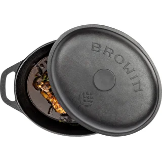 Støbejernsgryde til bagning, 5,5 L – photo 3