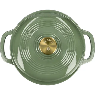Emaljeret støbejernsgryde - salvie, 4L – photo 3