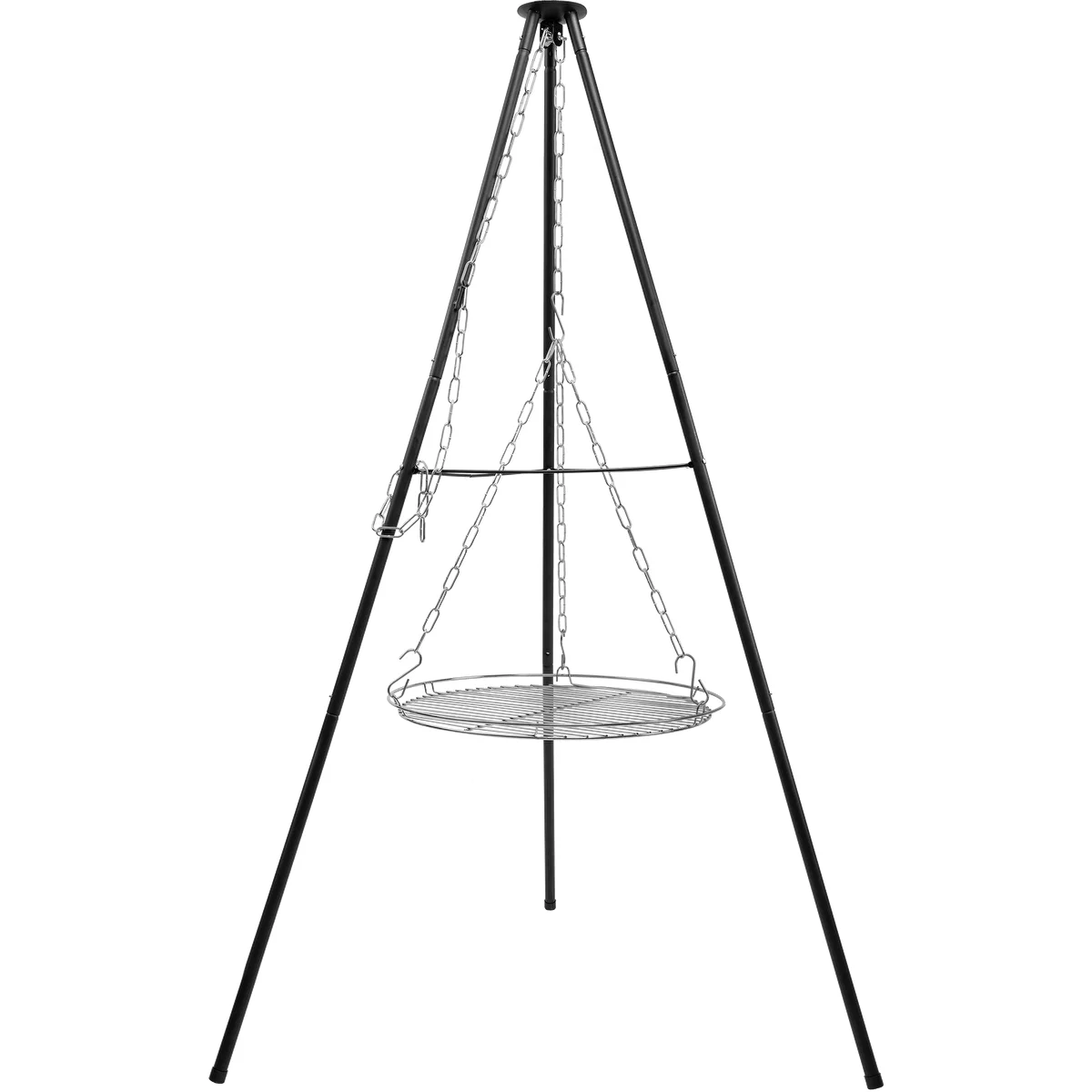 Bålstativ med rist, 150 cm