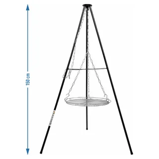 Bålstativ med rist, 150 cm – photo 5