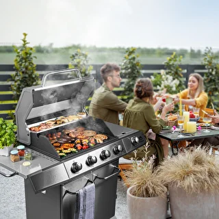 Gasgrill dragON BBQ201, 18,8 kW, sølv – photo 3